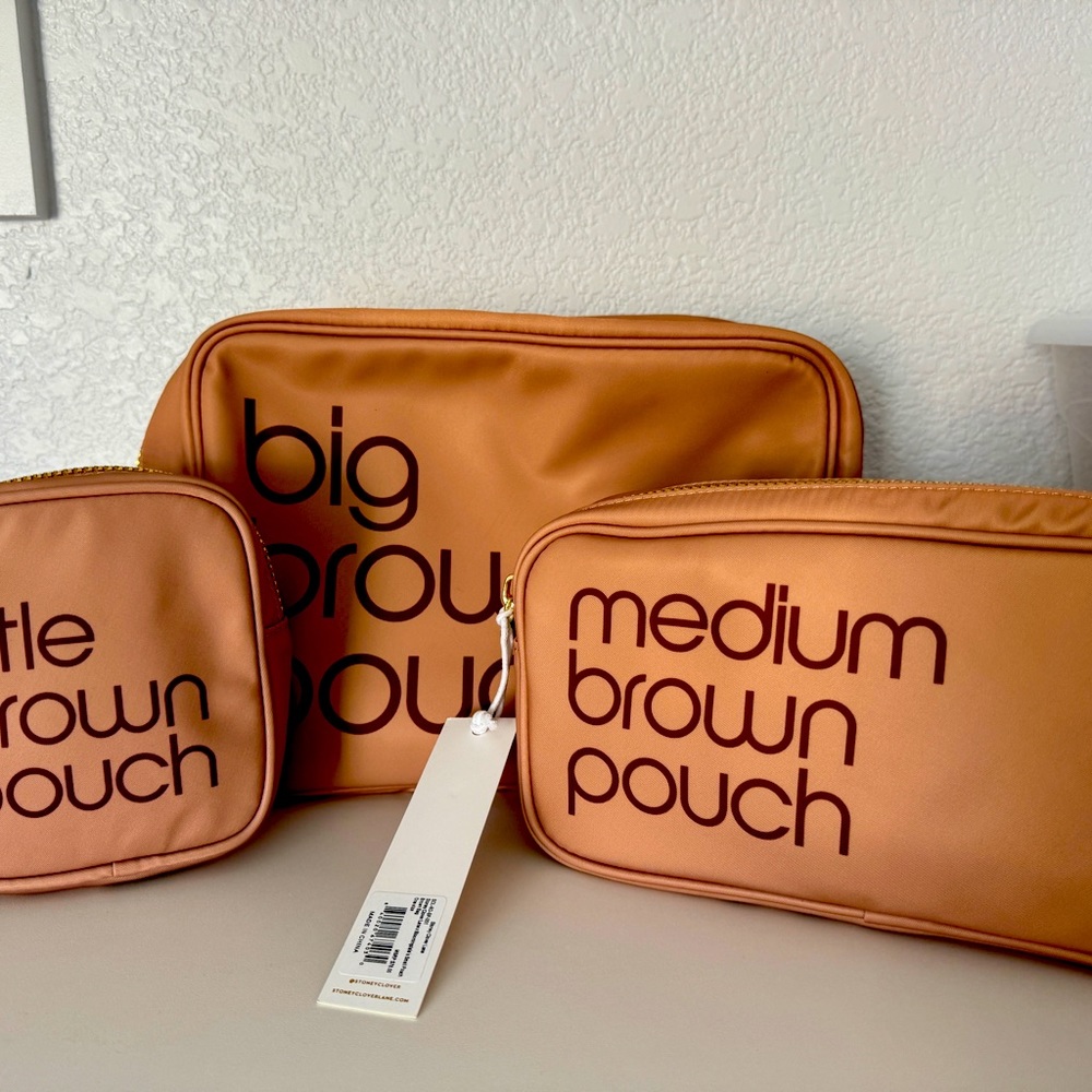 Stoney clover lane x Bloomingdale’s pouch trio
